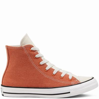 Converse Renew Cotton Chuck Taylor All Star - Miesten Matalavartiset Tennarit - Oranssi/Beige